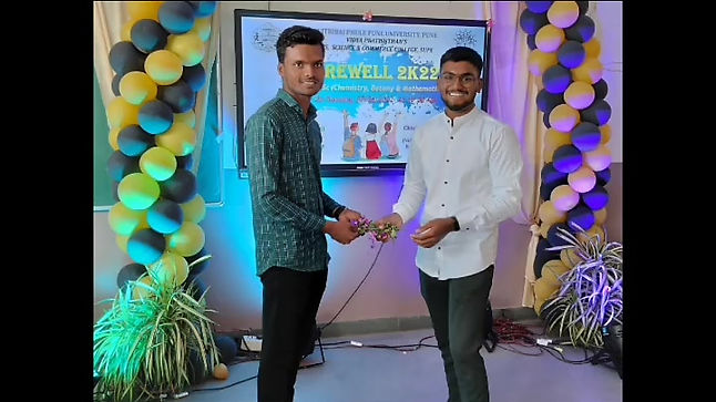 Academic Year 2021-22 _TYBSc_ TYBCom_ TYBA Farewell Program Arranged in Vidya Pratishthan_s Supe Arts_ Science _ Commerce College_ Supe(video0)